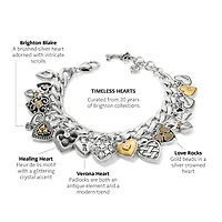 One Heart Charm Bracelet