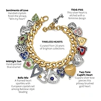 One Heart Color Charm Bracelet