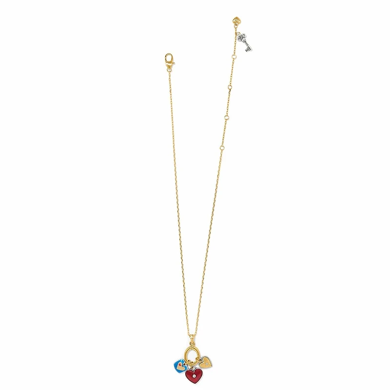 One Heart Color Short Necklace