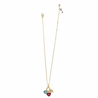 One Heart Color Short Necklace
