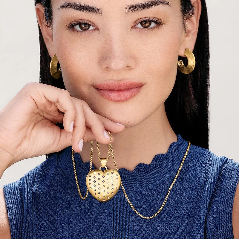 One Heart Convertible Locket Necklace