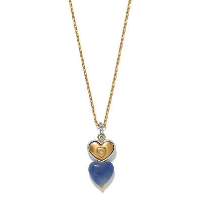 One Heart Duo Heart Petite Necklace