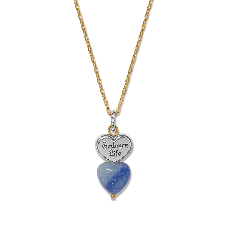 One Heart Duo Heart Petite Necklace