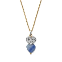 One Heart Duo Heart Petite Necklace