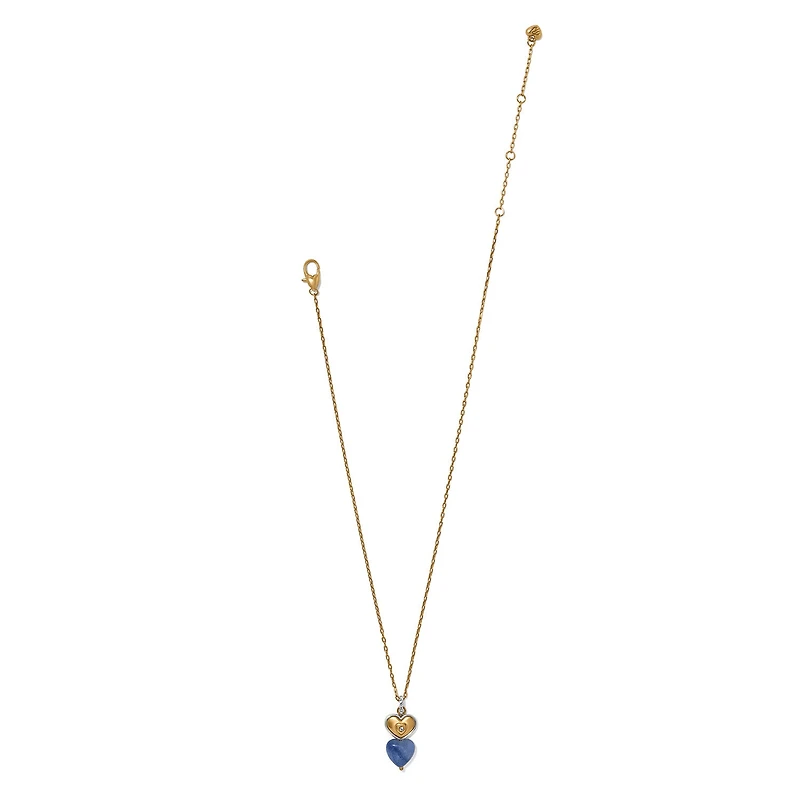 One Heart Duo Heart Petite Necklace