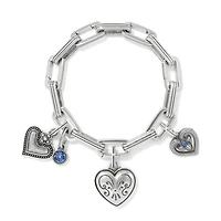 One Heart Etched Love Charm