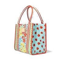 Painterly Garden Canvas Carryall