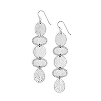 Palm Canyon Long French Wire Earrings