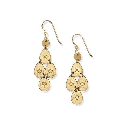 Palm Canyon Small Teardrop French Wire Earrings