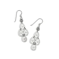 Palm Canyon Small Teardrop French Wire Earrings
