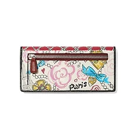 Paris Blooms Slim Wallet
