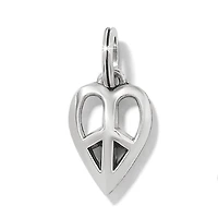 Peace Heart Charm