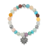 Pebble Sweet Hearts Charm Stretch Bracelet