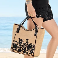 Pepper Straw Tote