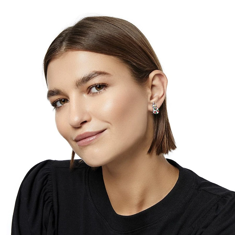 Peppermint Frost Post Earrings