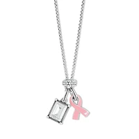 Pink Ribbon Cristela Necklace