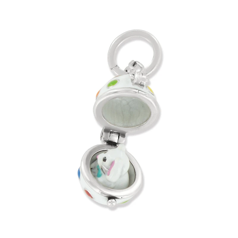 Polka Dot Easter Egg Charm
