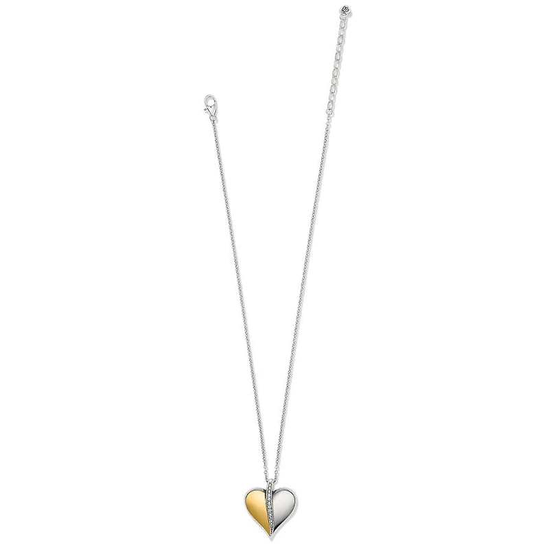 Precious Heart Two Tone Necklace