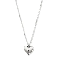 Precious Heart Two Tone Petite Necklace