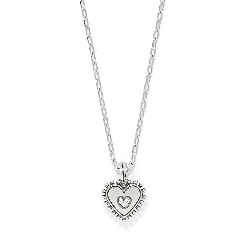 Pretty Tough Amour Heart Necklace