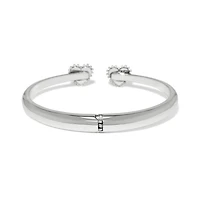 Pretty Tough Amour Heart Open Hinged Bangle