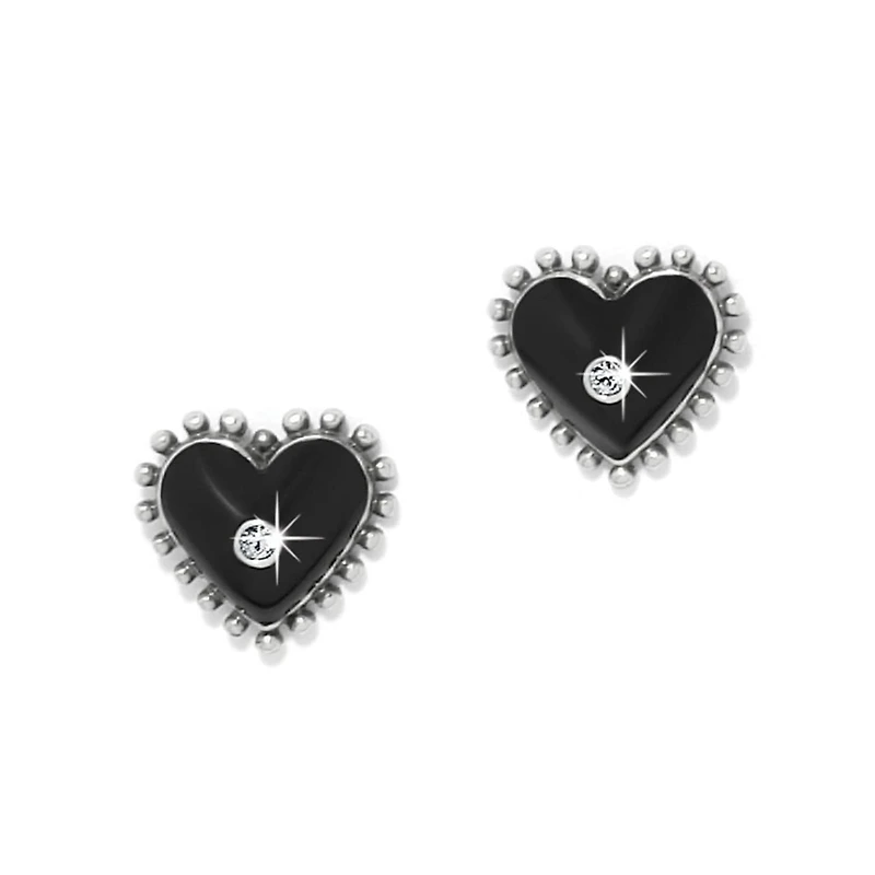 Pretty Tough Amour Heart Post Earrings