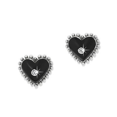 Pretty Tough Amour Heart Post Earrings