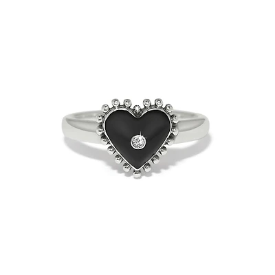 Pretty Tough Amour Heart Ring