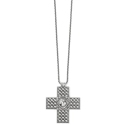 Pretty Tough Bold Cross Necklace