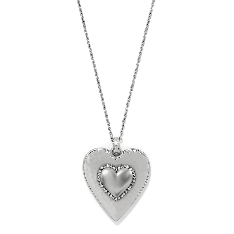 Pretty Tough Gem Heart Necklace
