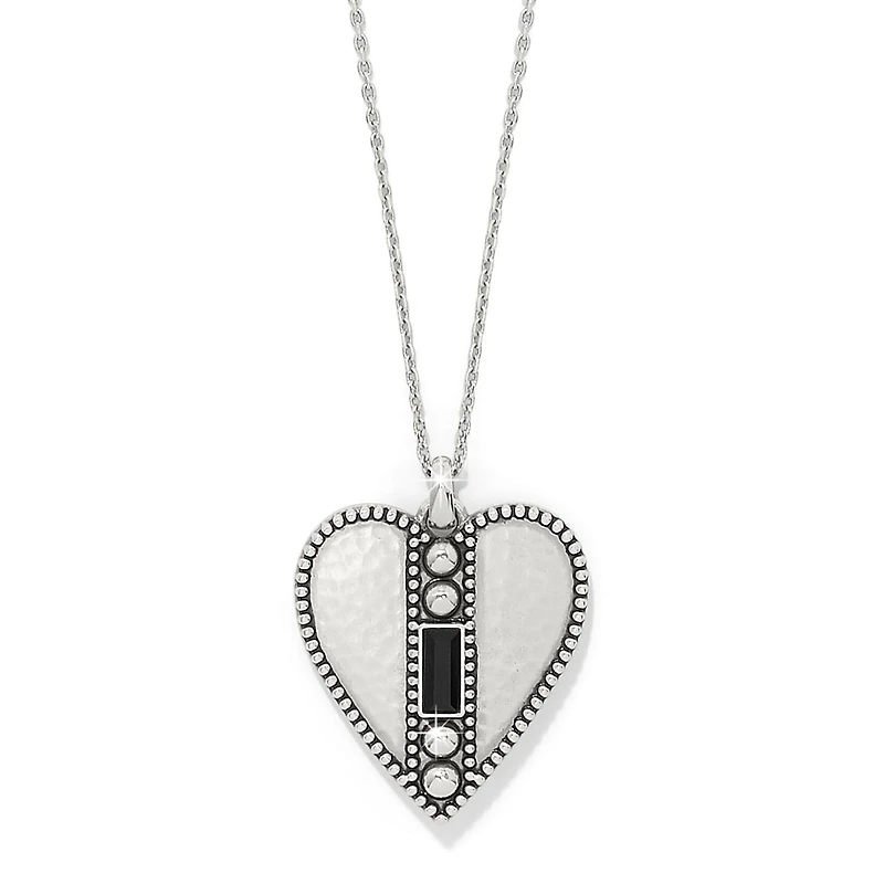 Pretty Tough Gem Heart Necklace