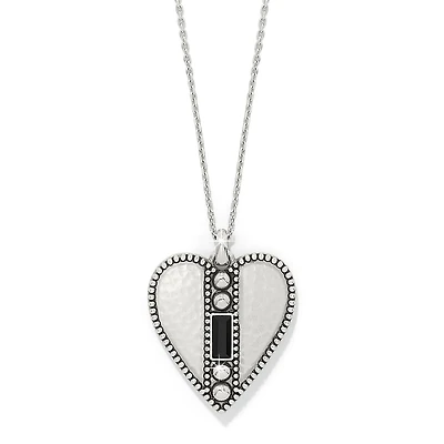Pretty Tough Gem Heart Necklace