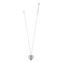Pretty Tough Gem Heart Necklace