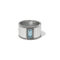Pretty Tough Gem Wide Band Ring