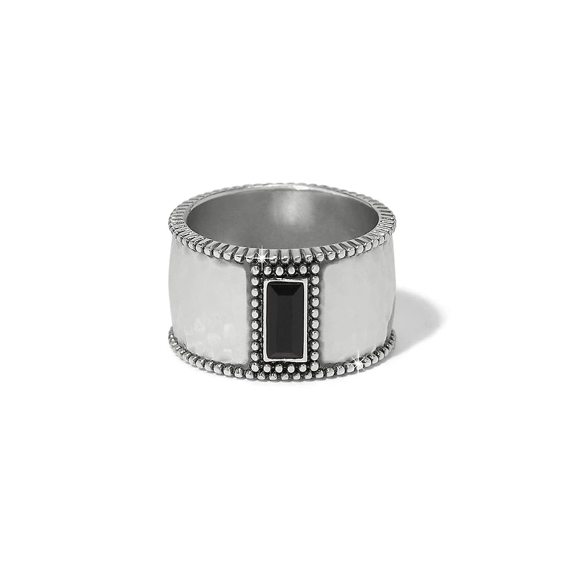 Pretty Tough Gem Wide Band Ring