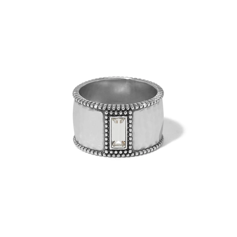 Pretty Tough Gem Wide Band Ring