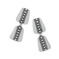 Pretty Tough Geo Post Drop Earrings