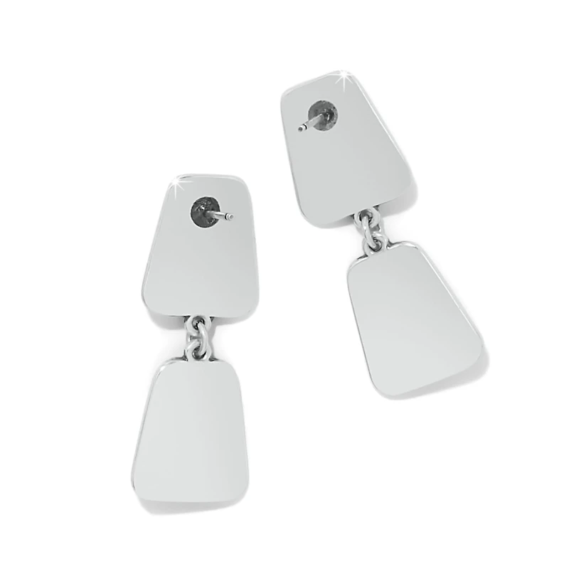 Pretty Tough Geo Post Drop Earrings