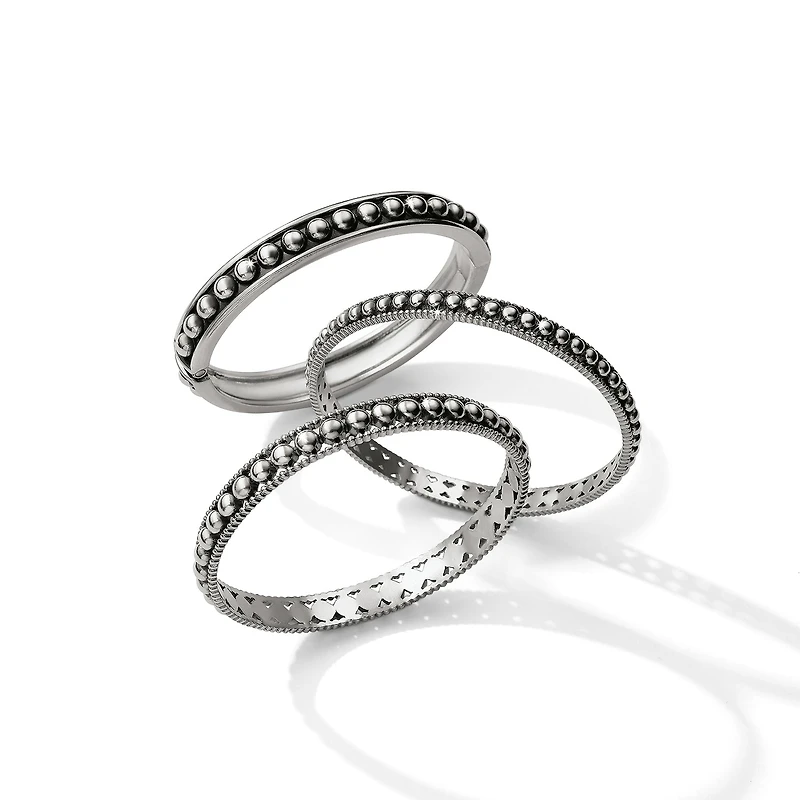 Pretty Tough Pierced Slim Bangle