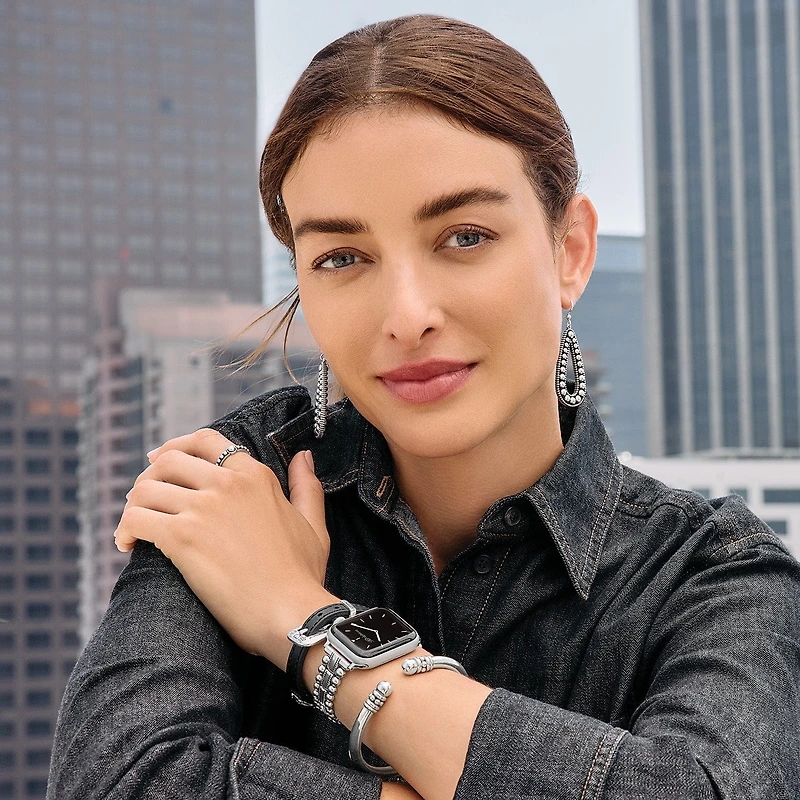 Pretty Tough Silver Watch Band