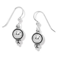 Pretty Tough Stud French Wire Earrings