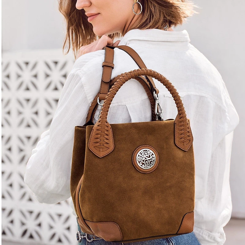 Reina Suede Medium Tote