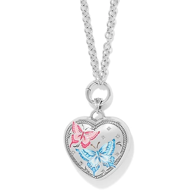 Reverie Butterfly Locket Necklace