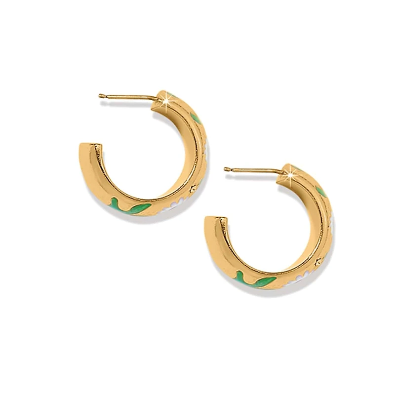 Reverie Daisy Hoop Earrings