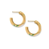 Reverie Daisy Hoop Earrings