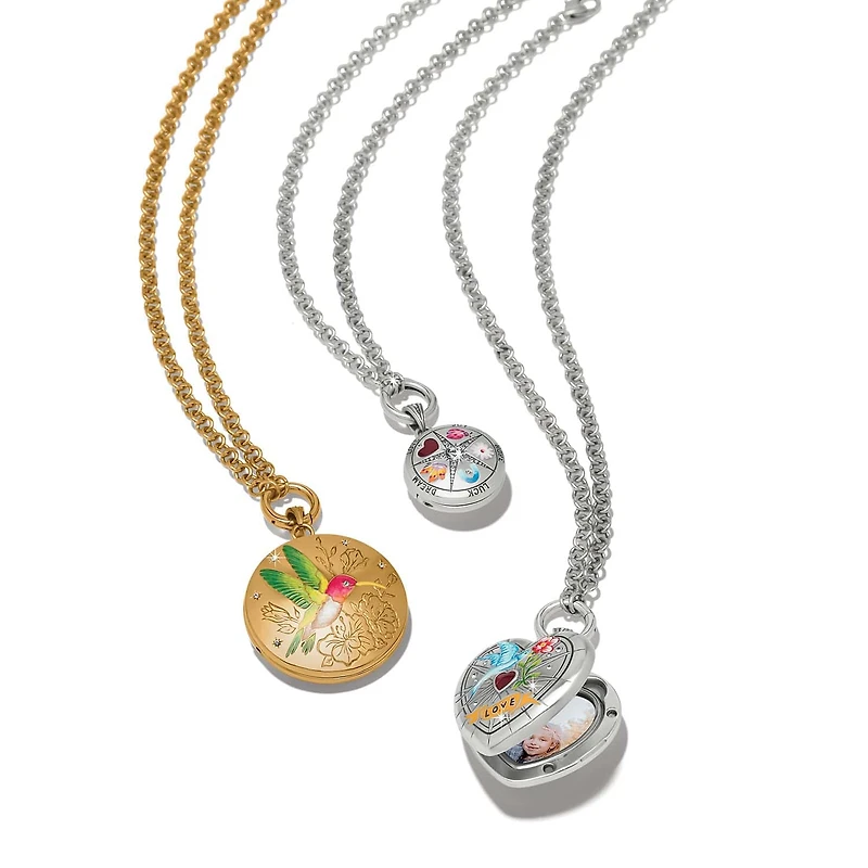 Reverie Emblem Locket Necklace