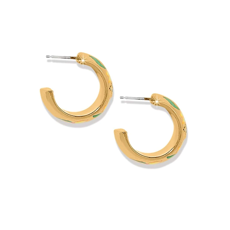Reverie Flower Hoop Earrings