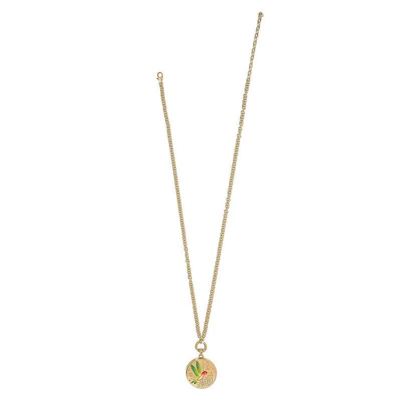 Reverie Hummingbird Locket Necklace