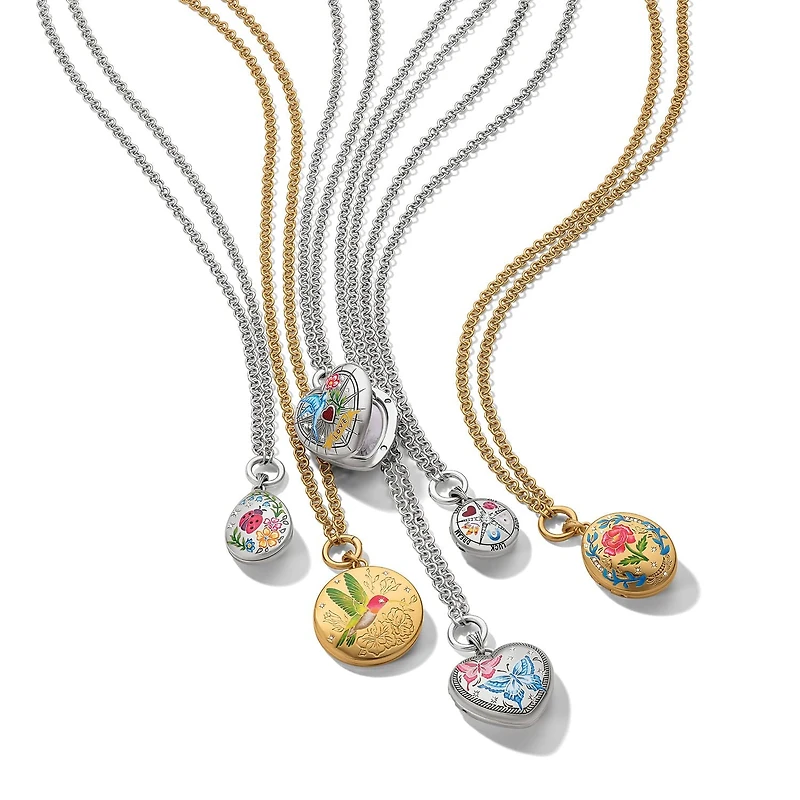 Reverie Rose Locket Necklace