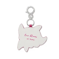 Rose Petal Embroidered Handbag Fob